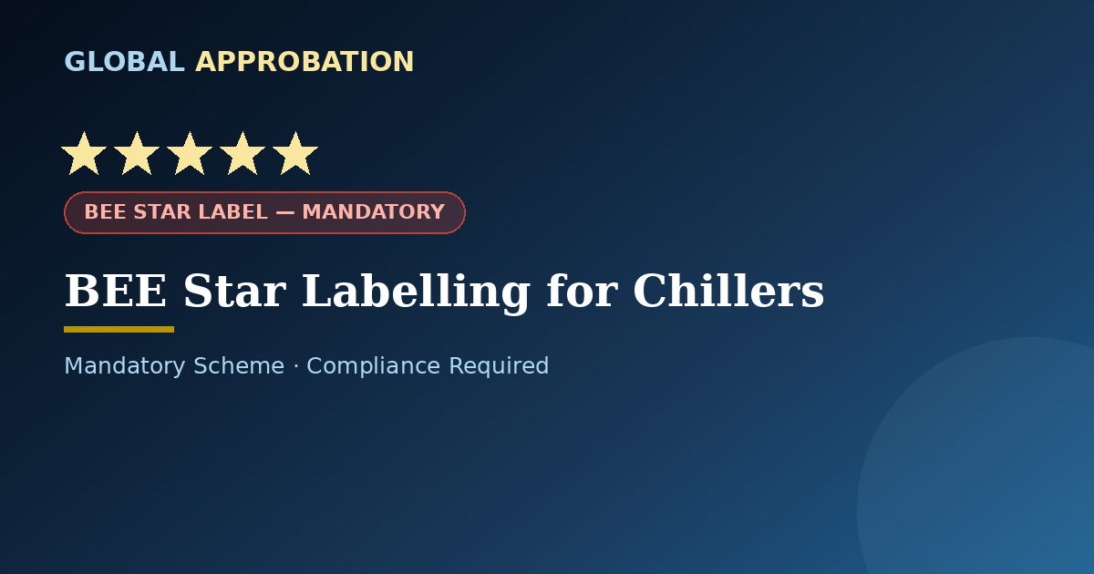 BEE Star Label for Chillers