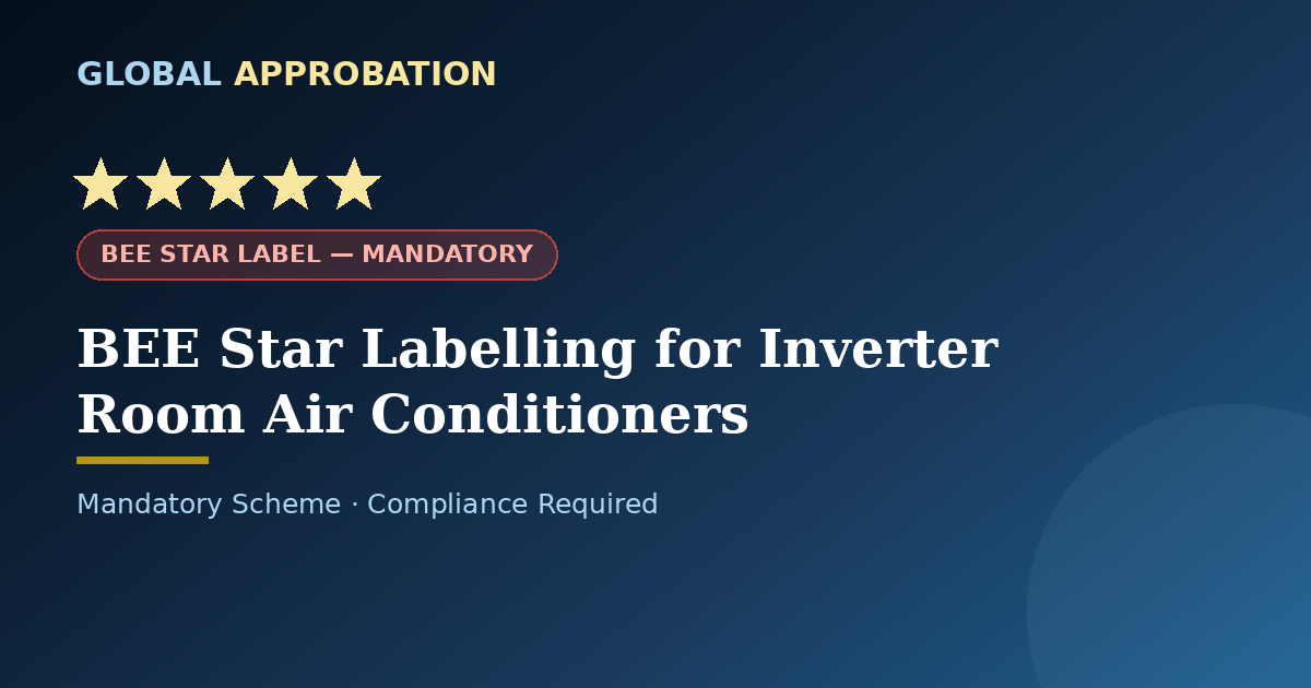 BEE Star Label for Inverter Room Air Conditioners